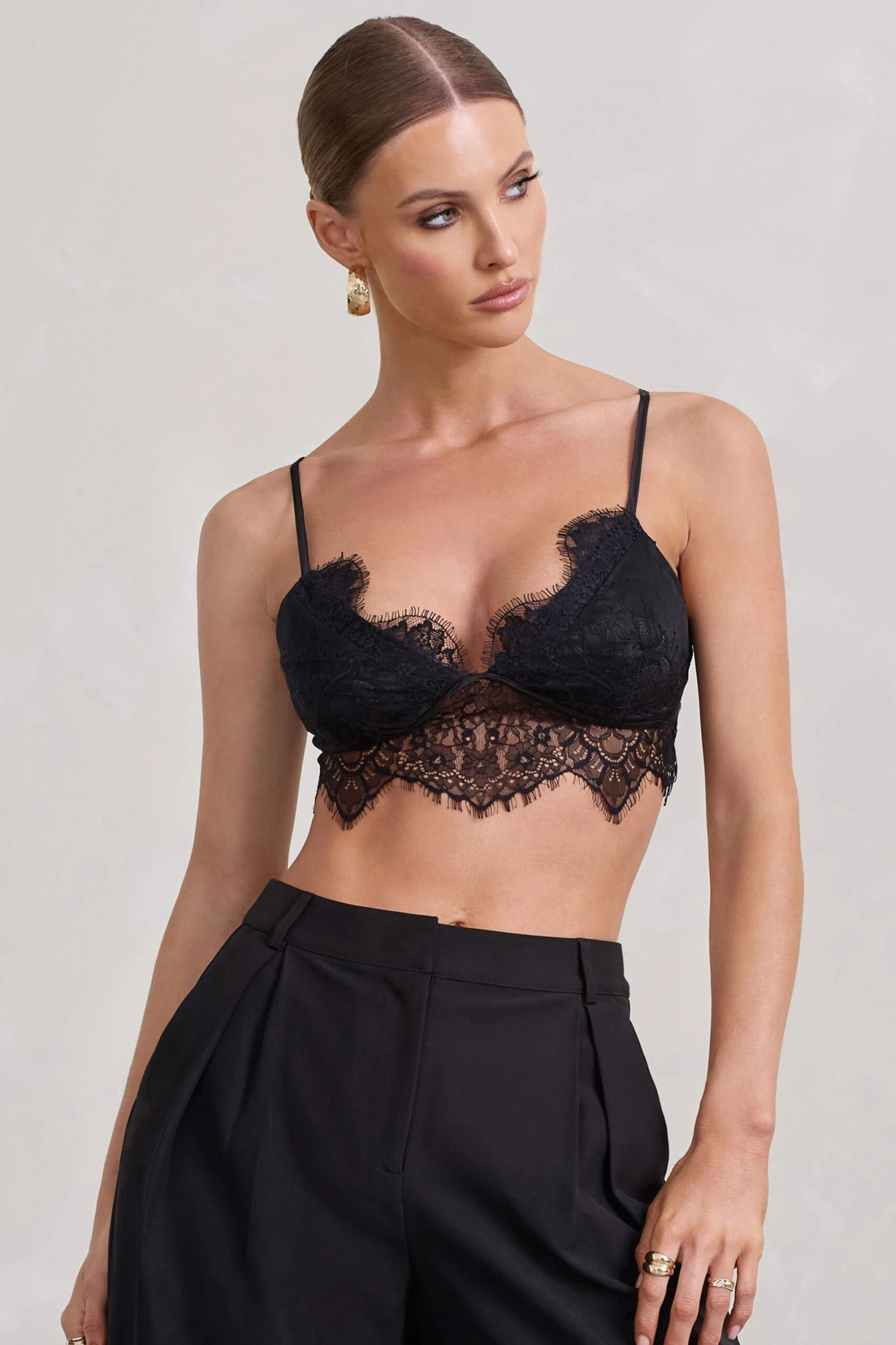 Natalia | Black Lace Bralette - Image 6